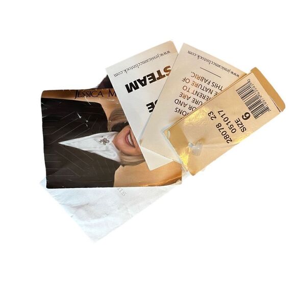 Jessica McClintock bridal millennium 2000 lavender iridescent 2 piece gown 6 - Picture 9 of 12